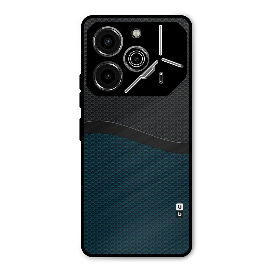 Classy Rugged Bicolor Metal Back Case for Tecno Pova 6 Pro