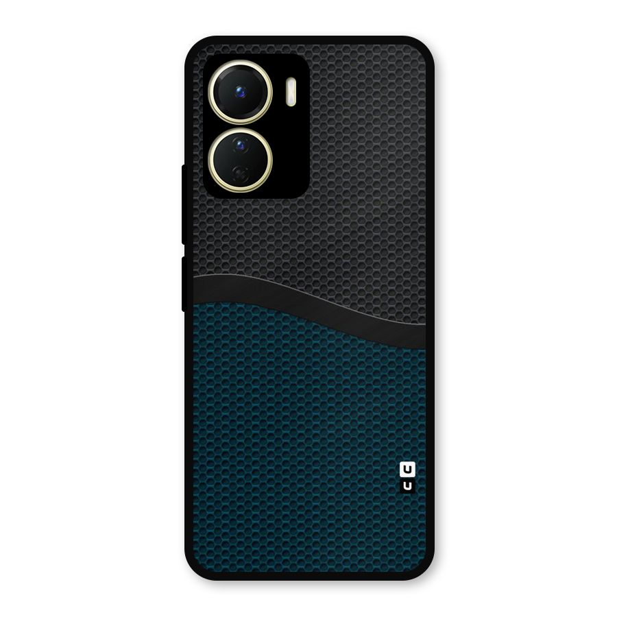 Classy Rugged Bicolor Metal Back Case for Vivo T2x