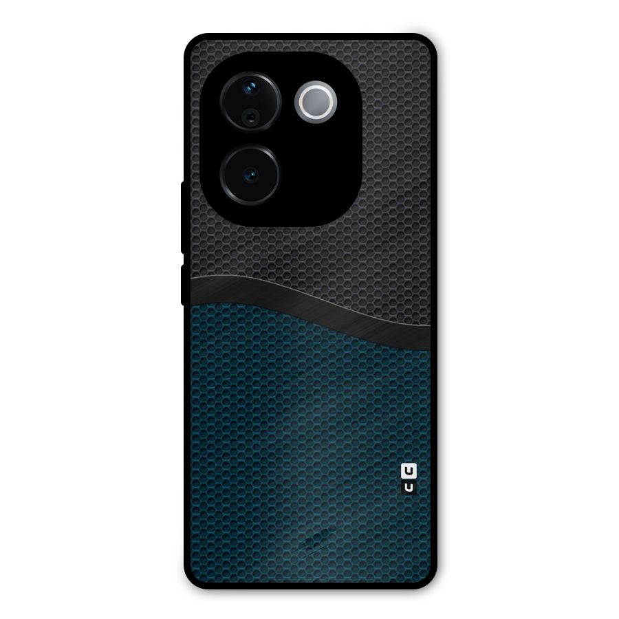 Classy Rugged Bicolor Metal Back Case for Vivo T3 Pro