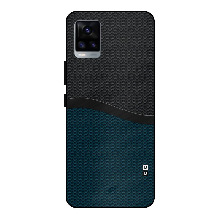 Classy Rugged Bicolor Metal Back Case for Vivo V20 2021
