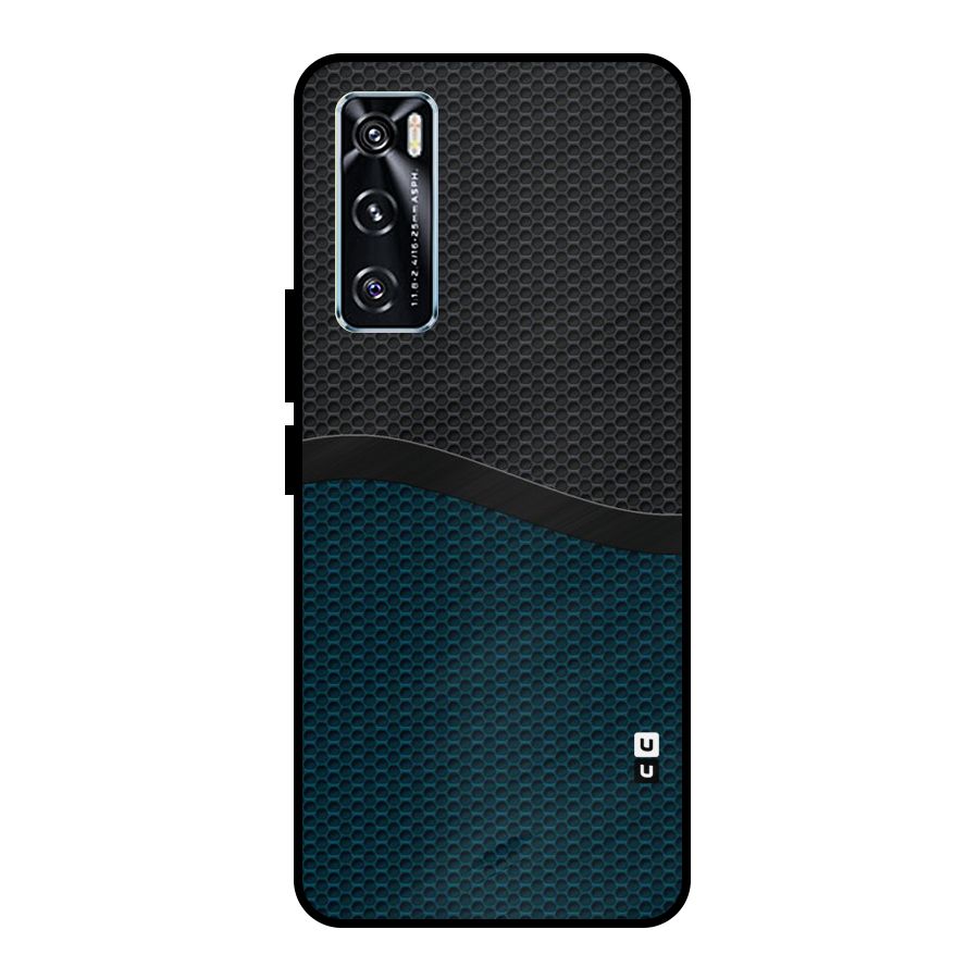 Classy Rugged Bicolor Metal Back Case for Vivo V20 SE