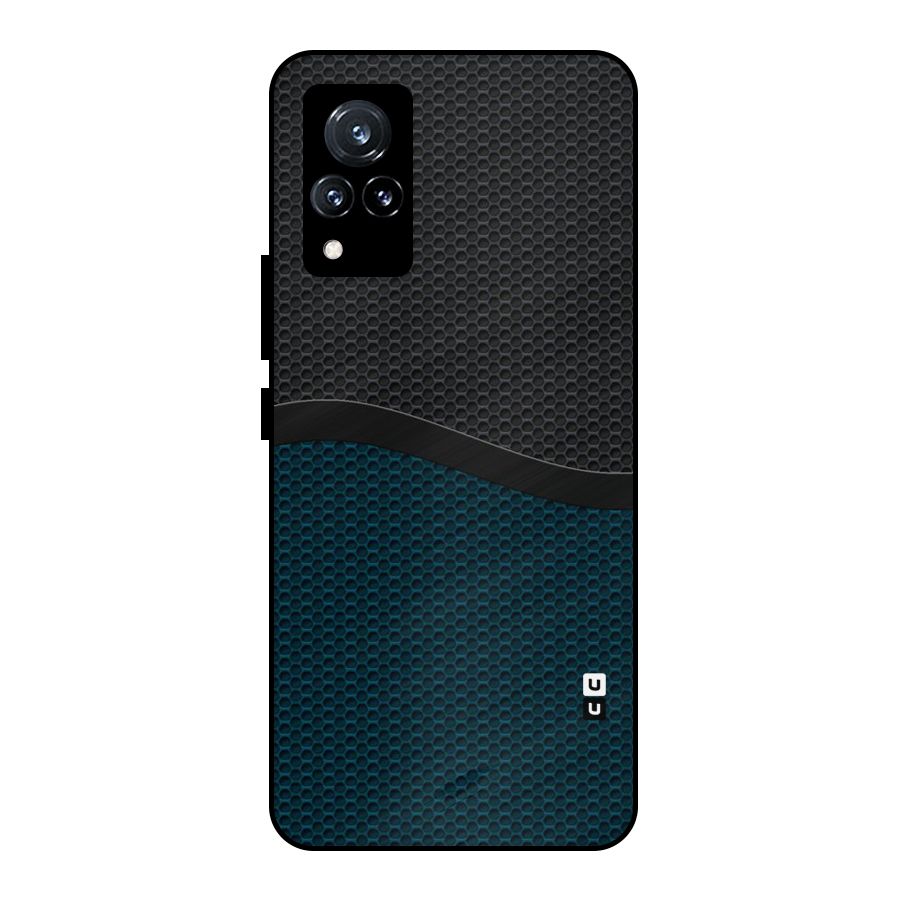 Classy Rugged Bicolor Metal Back Case for Vivo V21 5G