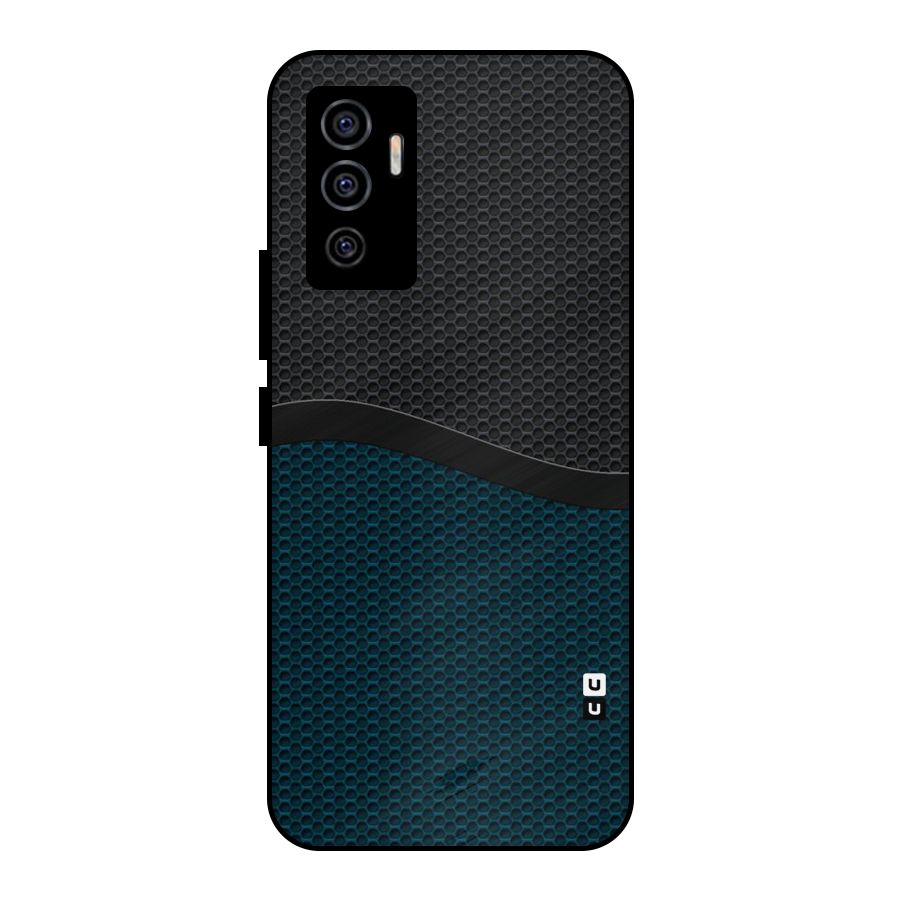Classy Rugged Bicolor Metal Back Case for Vivo V23e