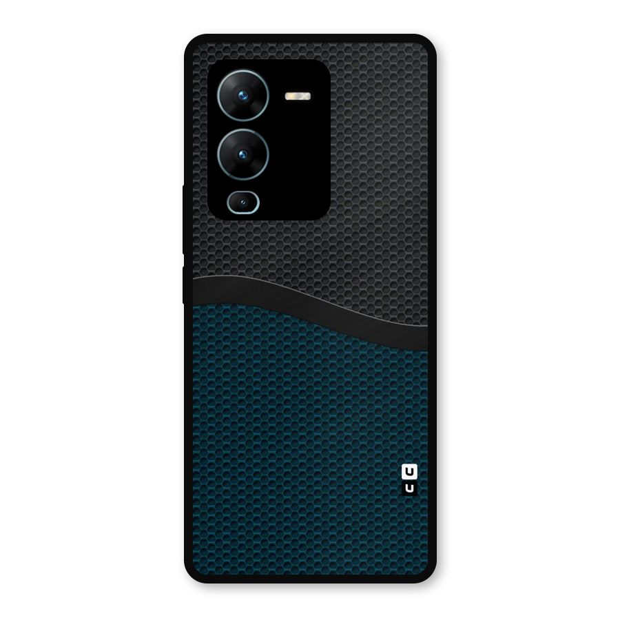 Classy Rugged Bicolor Metal Back Case for Vivo V25 Pro