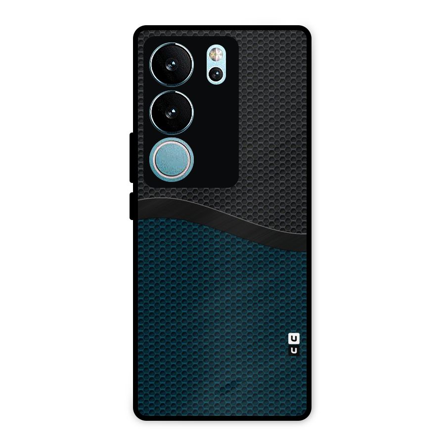 Classy Rugged Bicolor Metal Back Case for Vivo V29 Pro