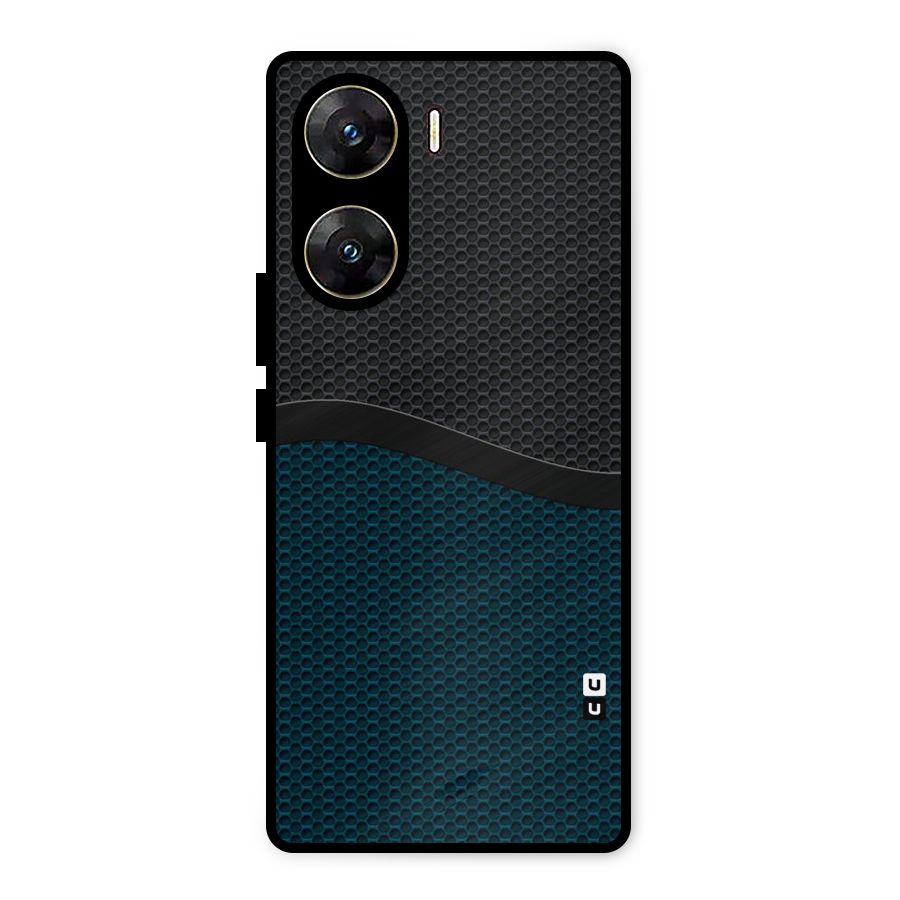 Classy Rugged Bicolor Metal Back Case for Vivo V29e