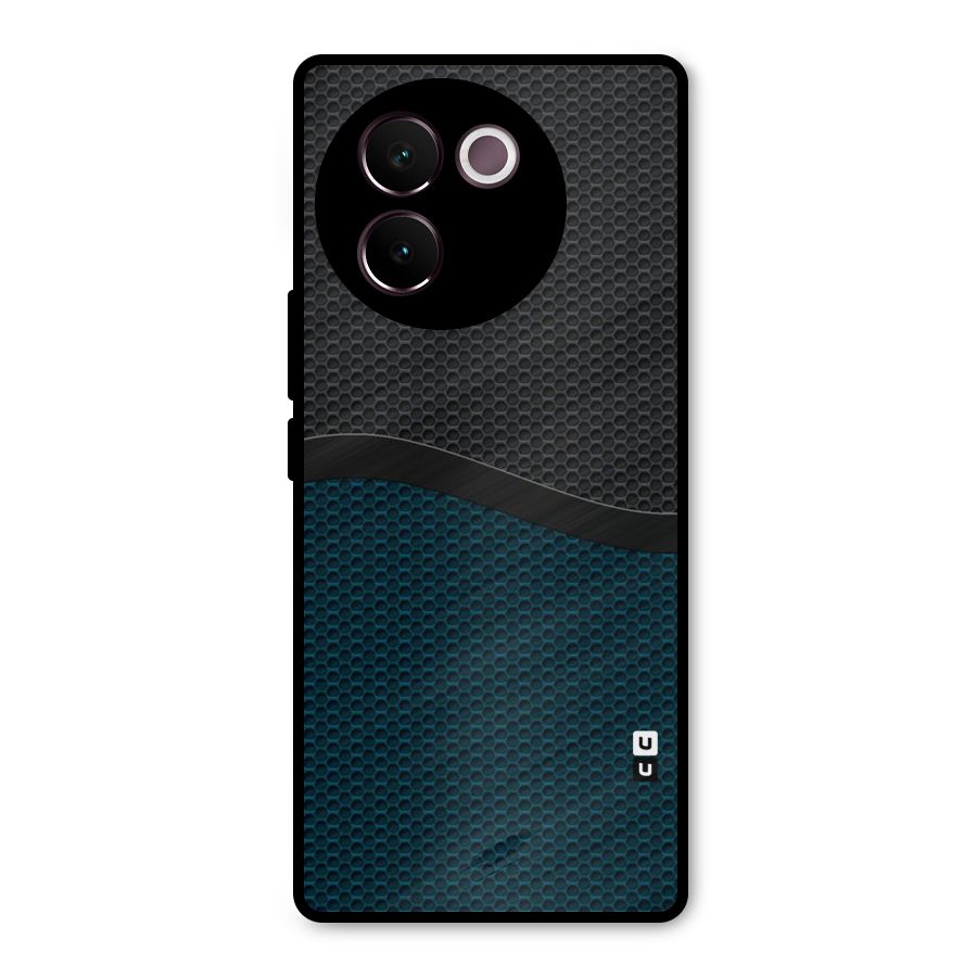 Classy Rugged Bicolor Metal Back Case for Vivo V30e