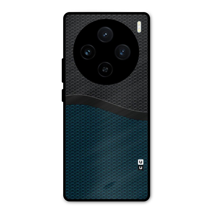 Classy Rugged Bicolor Metal Back Case for Vivo X100