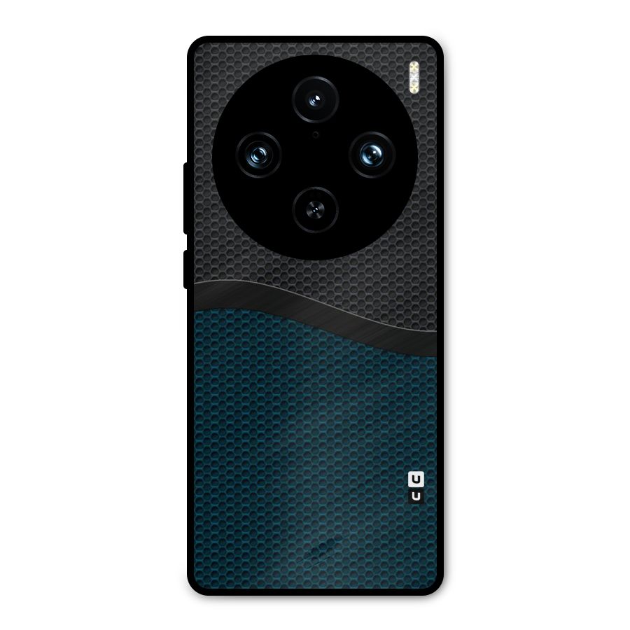 Classy Rugged Bicolor Metal Back Case for Vivo X100 Pro