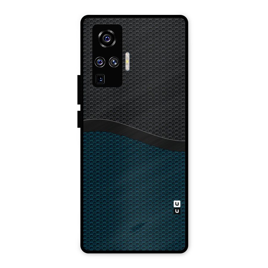 Classy Rugged Bicolor Metal Back Case for Vivo X50 Pro