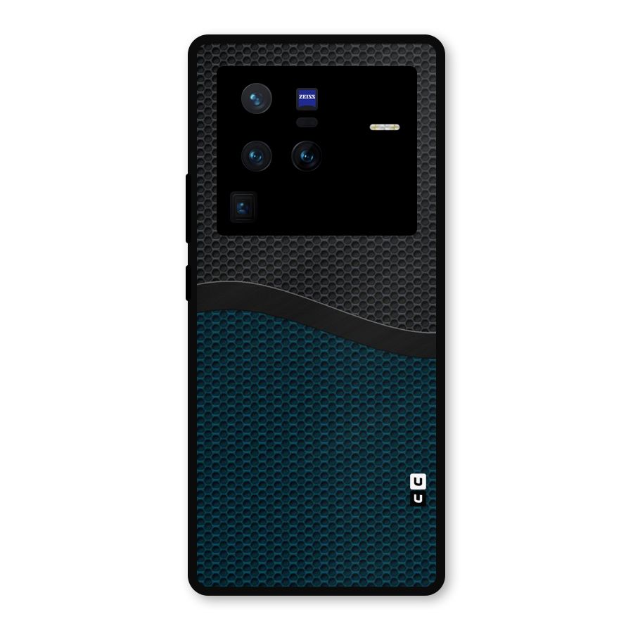 Classy Rugged Bicolor Metal Back Case for Vivo X80 Pro