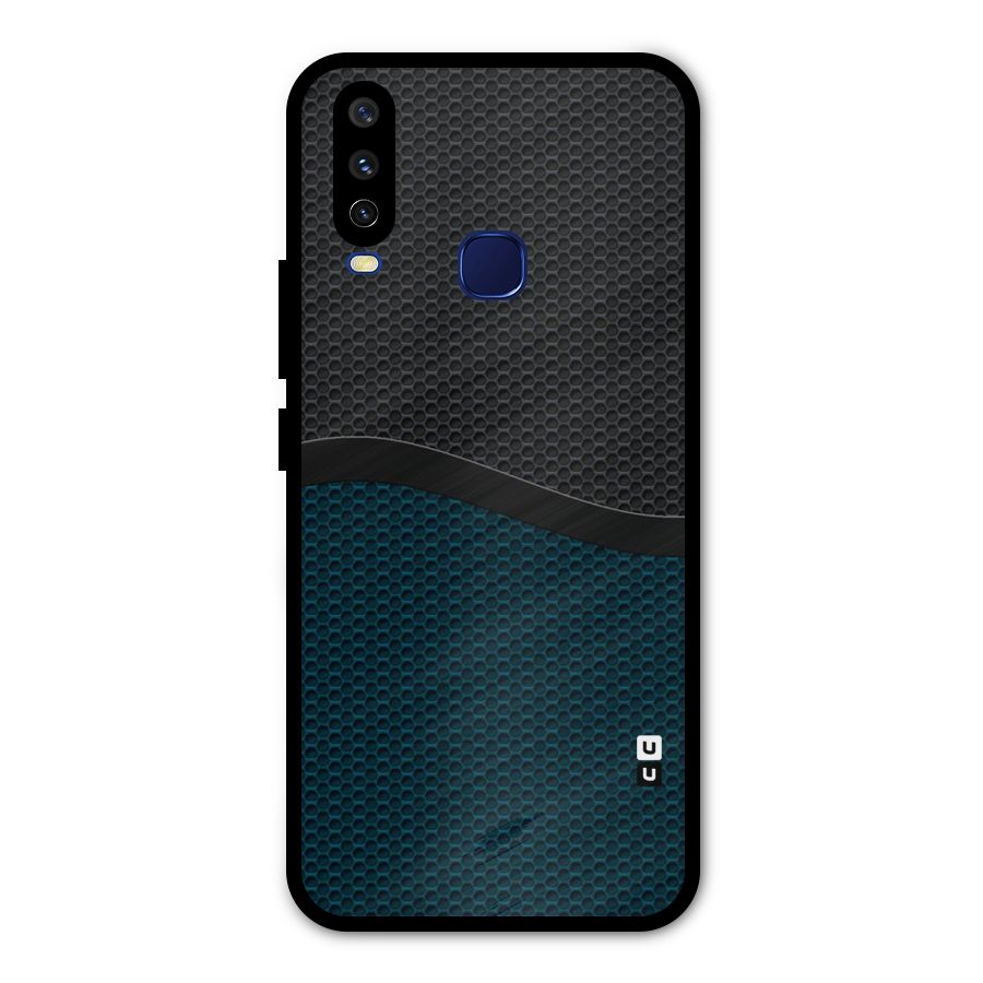 Classy Rugged Bicolor Metal Back Case for Vivo Y15