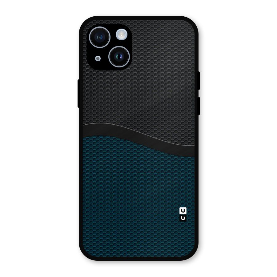 Classy Rugged Bicolor Metal Back Case for iPhone 14