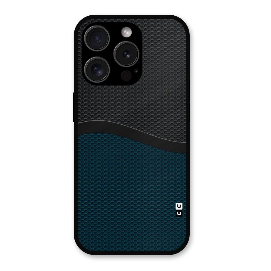 Classy Rugged Bicolor Metal Back Case for iPhone 15 Pro