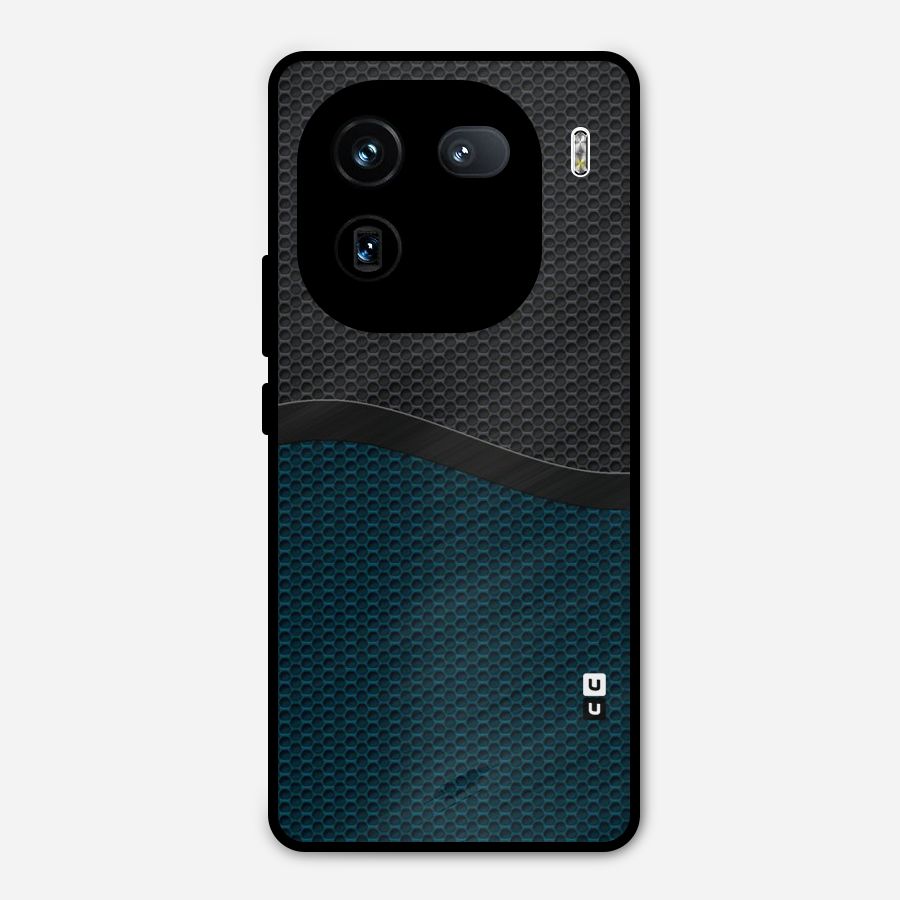 Classy Rugged Bicolor Metal Back Case for iQOO 12