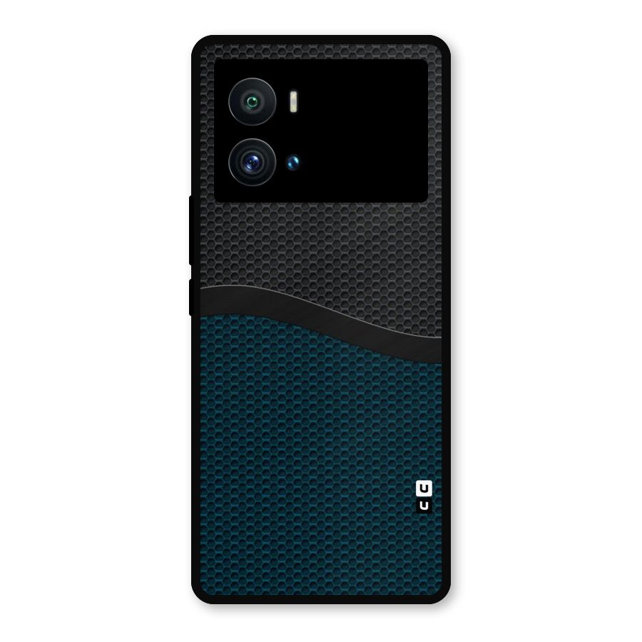 Classy Rugged Bicolor Metal Back Case for iQOO 9 Pro