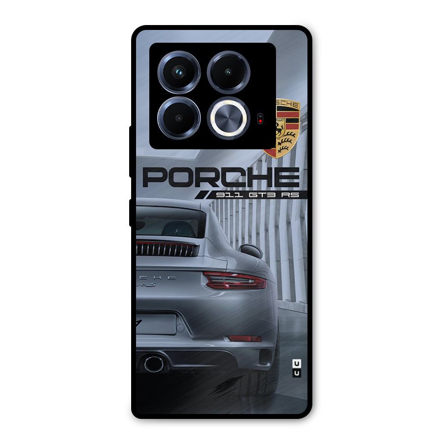 Classy Supercar Metal Back Case for Infinix Note 40 5G