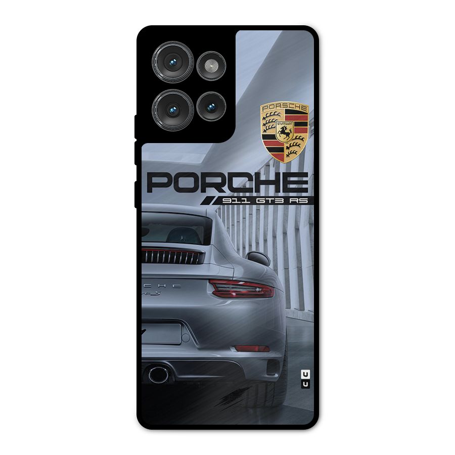 Classy Supercar Metal Back Case for Motorola Edge 50