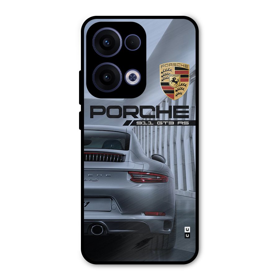 Classy Supercar Metal Back Case for Oppo Reno13
