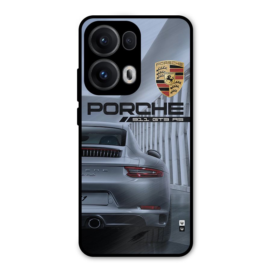 Classy Supercar Metal Back Case for Oppo Reno13 Pro