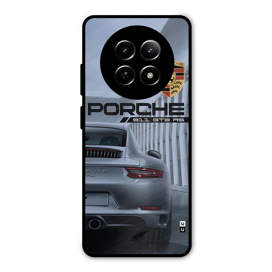 Classy Supercar Metal Back Case for Realme Narzo N65