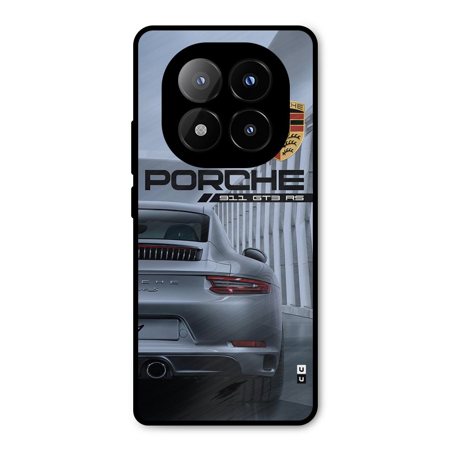 Classy Supercar Metal Back Case for Redmi Note 14 Pro Plus 5G
