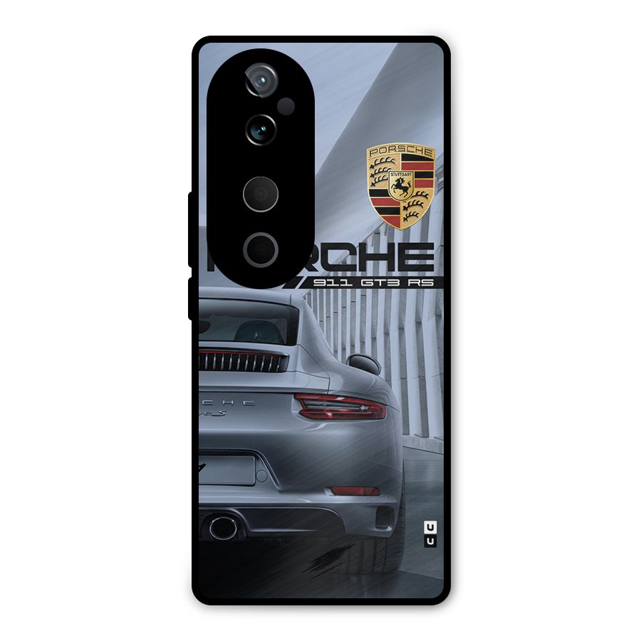 Classy Supercar Metal Back Case for Vivo T3 Ultra