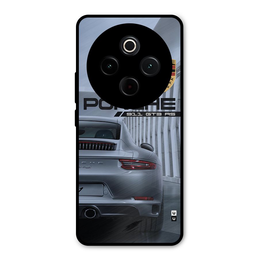 Classy Supercar Metal Back Case for Vivo T4