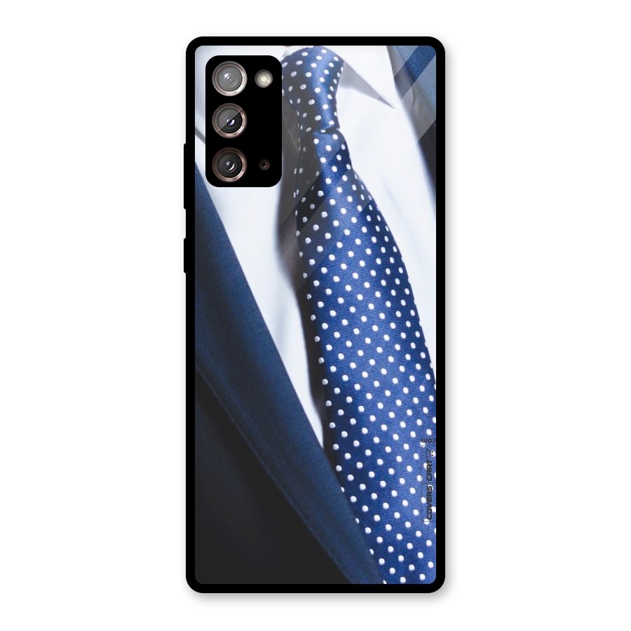Classy Tie Glass Back Case for Galaxy Note 20