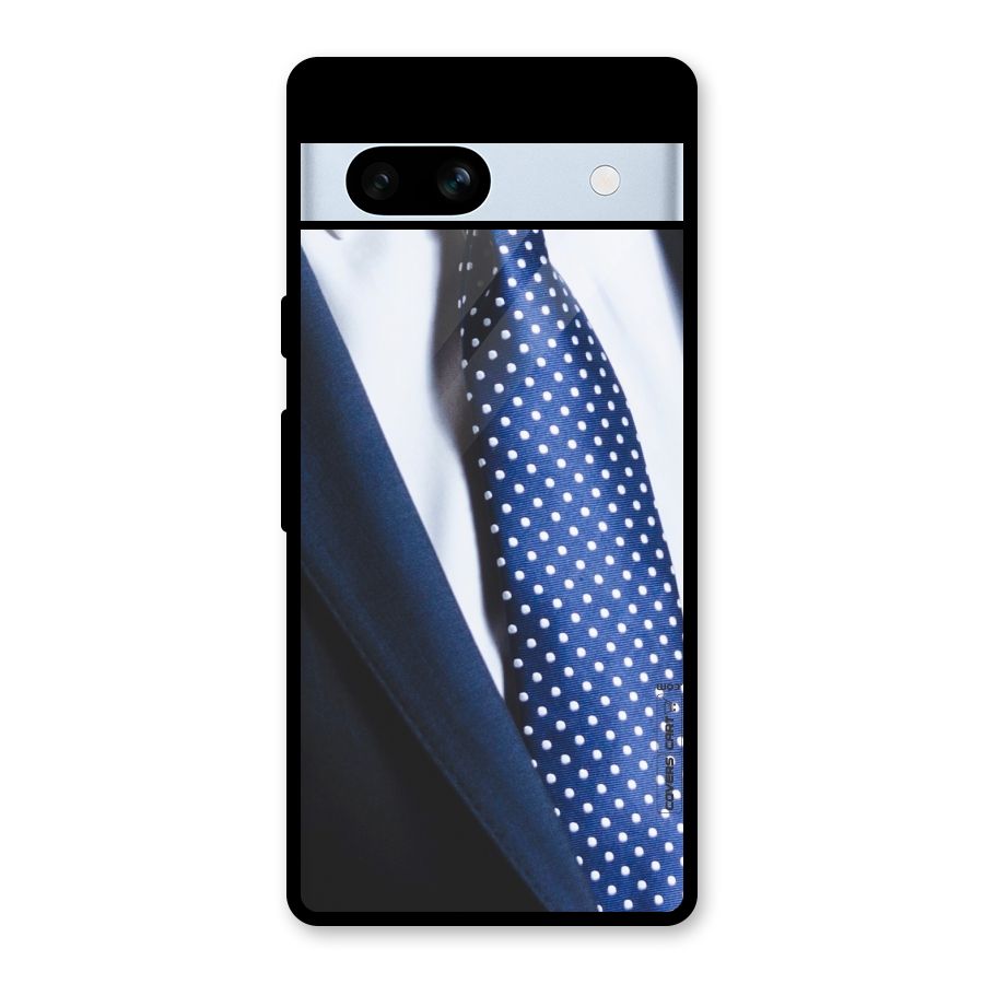 Classy Tie Glass Back Case for Google Pixel 7a