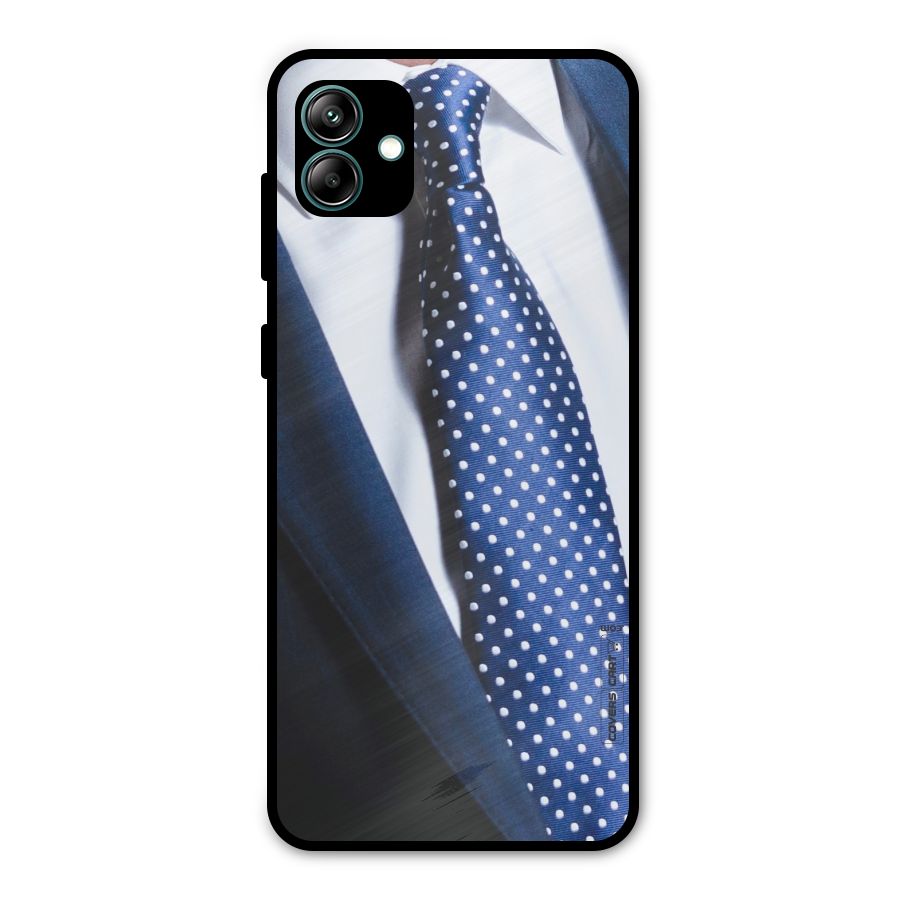 Classy Tie Metal Back Case for Galaxy A04