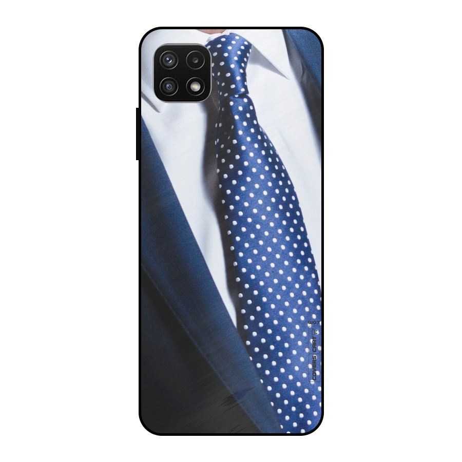 Classy Tie Metal Back Case for Galaxy A22 5G