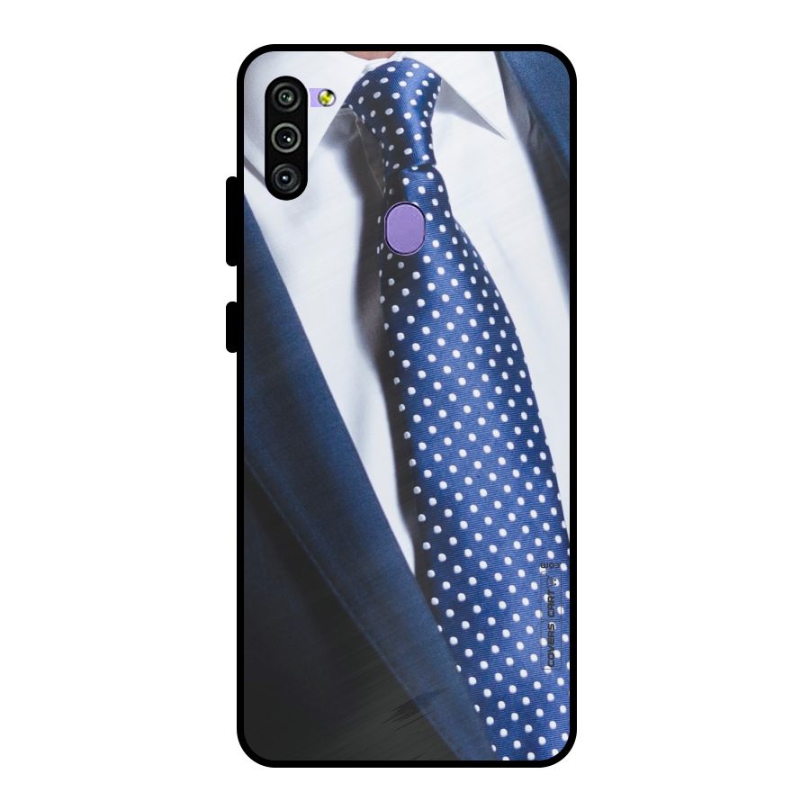 Classy Tie Metal Back Case for Galaxy M11