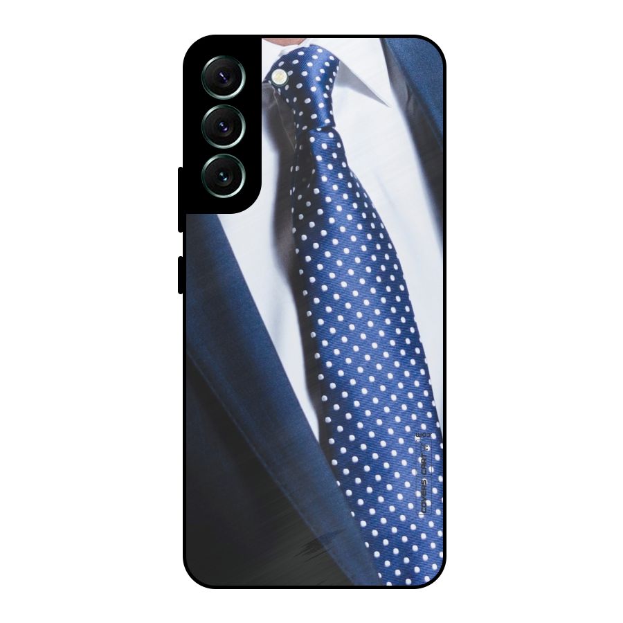 Classy Tie Metal Back Case for Galaxy S22 Plus 5G