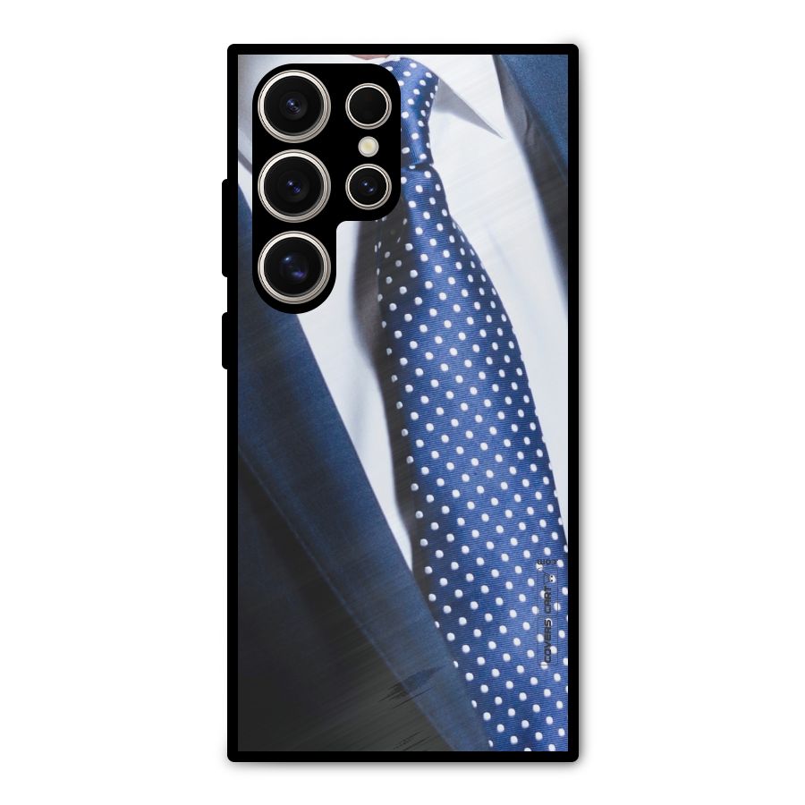 Classy Tie Metal Back Case for Galaxy S24 Ultra