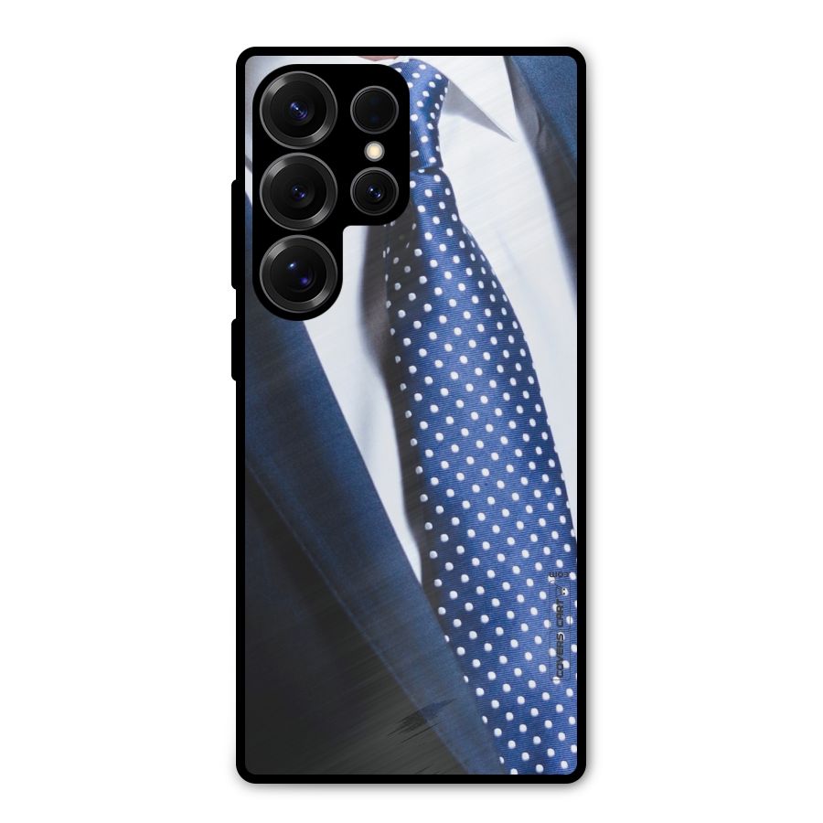 Classy Tie Metal Back Case for Galaxy S25 Ultra