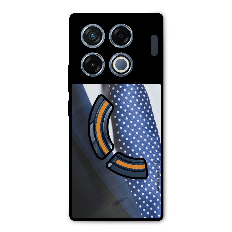 Classy Tie Metal Back Case for Infinix GT 20 Pro