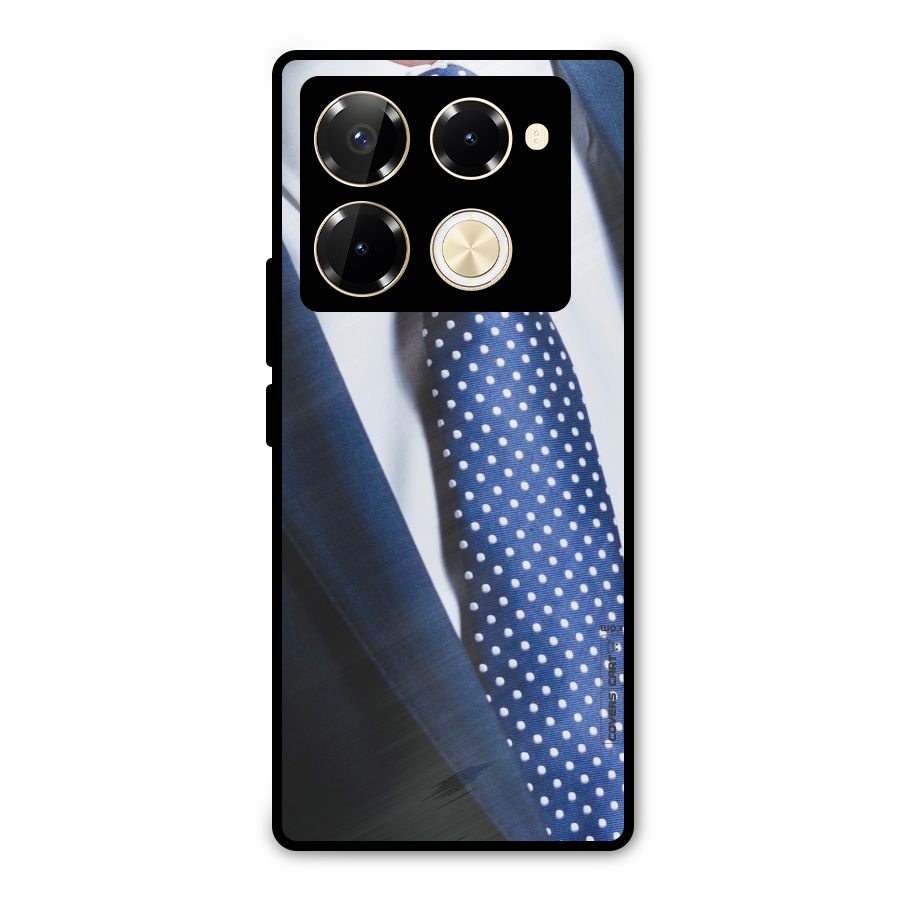 Classy Tie Metal Back Case for Infinix Note 40 Pro Plus