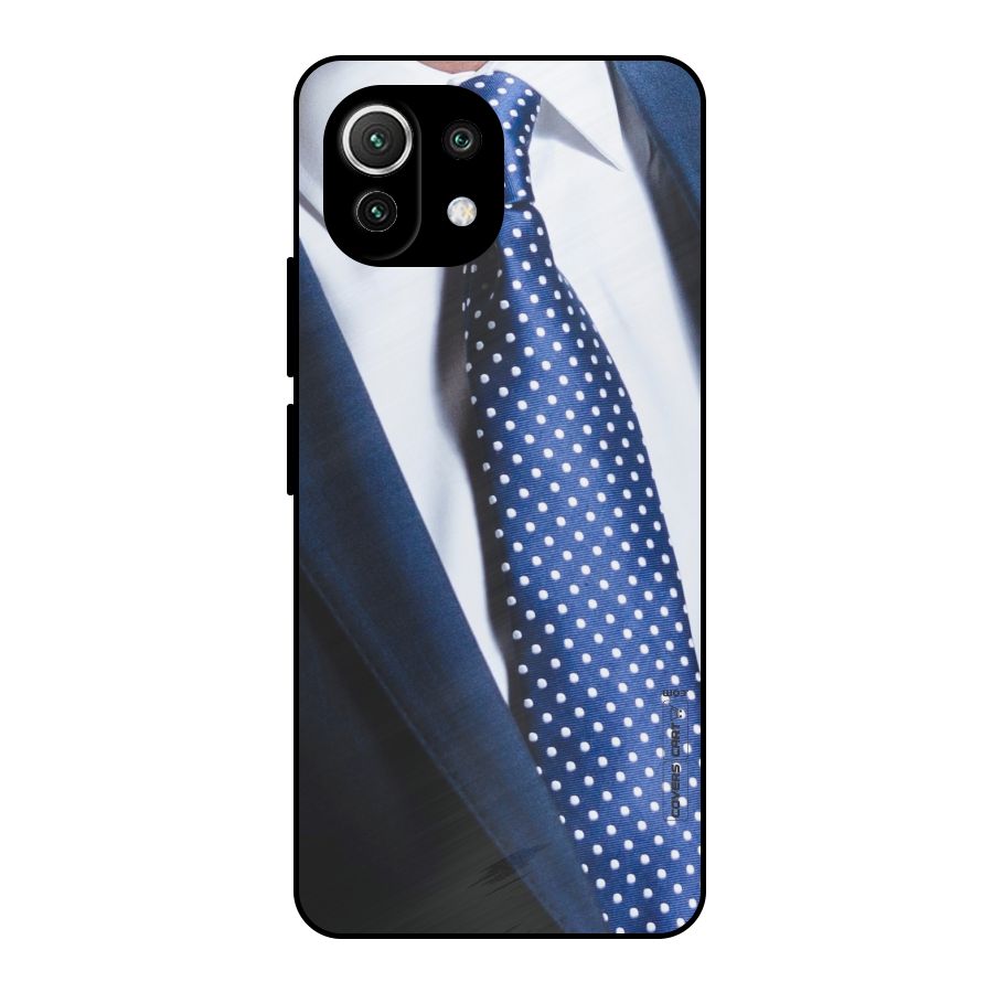 Classy Tie Metal Back Case for Mi 11 Lite