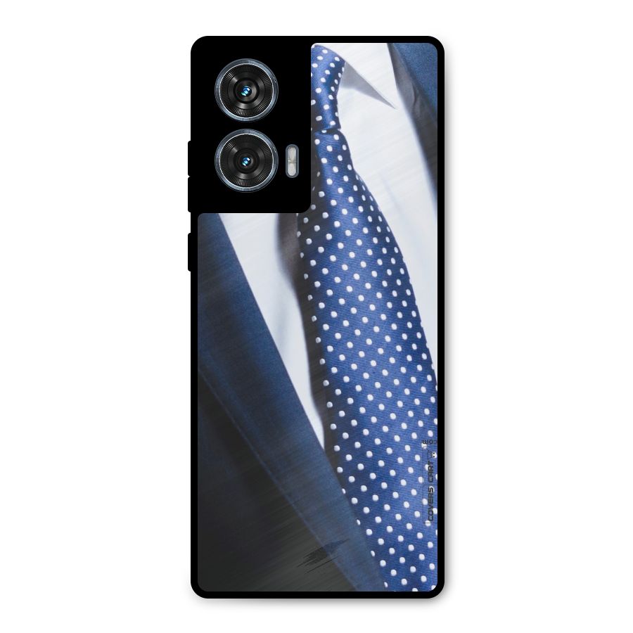 Classy Tie Metal Back Case for Motorola Edge 50 Fusion