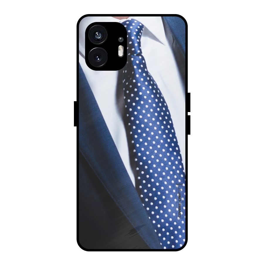 Classy Tie Metal Back Case for Nothing Phone 2