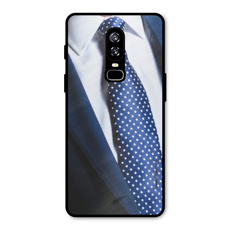 Classy Tie Metal Back Case for OnePlus 6