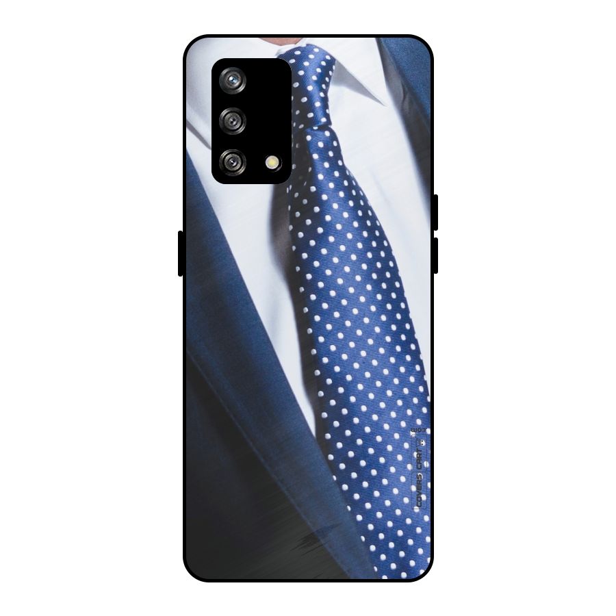 Classy Tie Metal Back Case for Oppo F19
