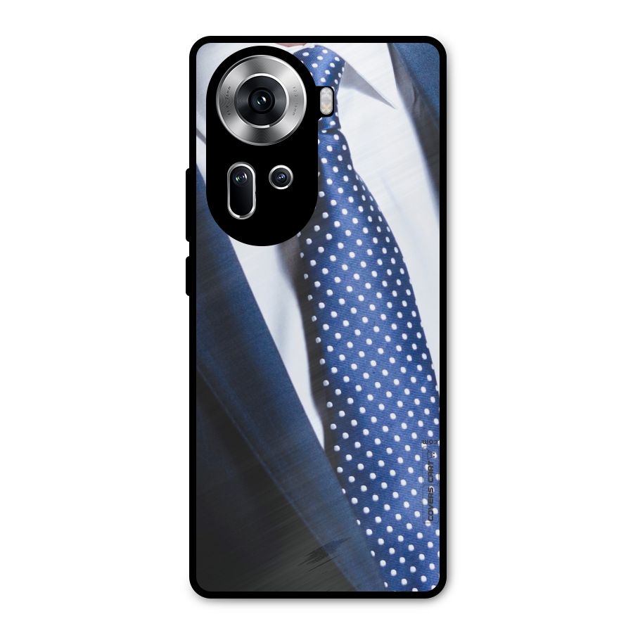 Classy Tie Metal Back Case for Oppo Reno11 5G