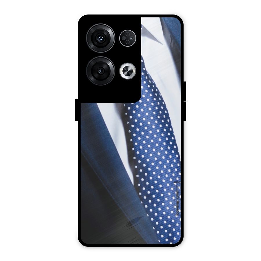 Classy Tie Metal Back Case for Oppo Reno8 Pro 5G