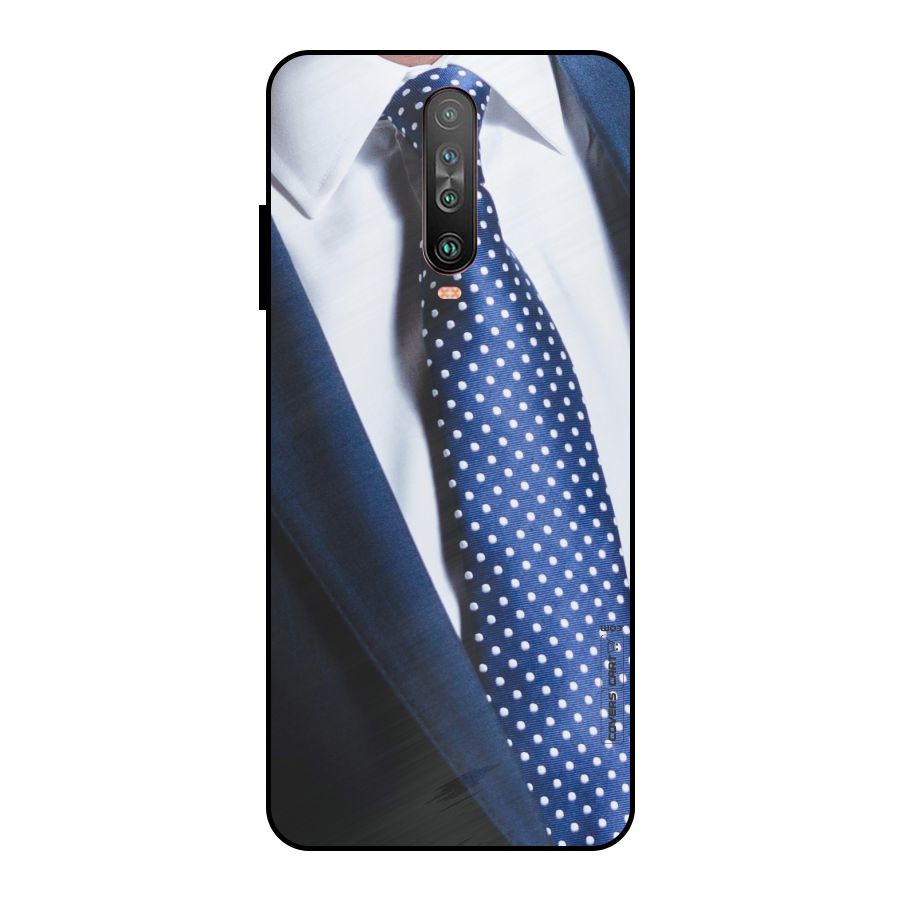 Classy Tie Metal Back Case for Poco X2