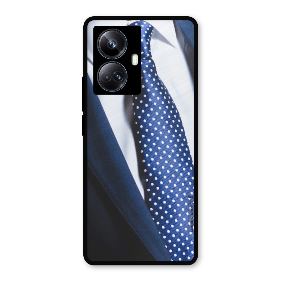 Classy Tie Metal Back Case for Realme 10 Pro Plus