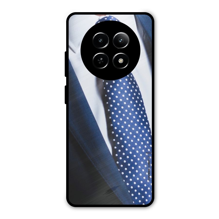Classy Tie Metal Back Case for Realme 12x 5G