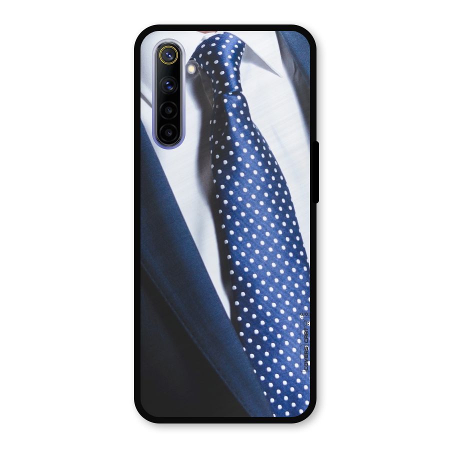 Classy Tie Metal Back Case for Realme 6