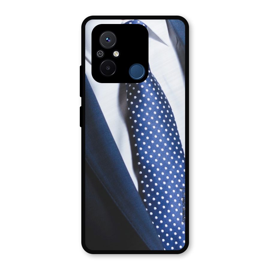 Classy Tie Metal Back Case for Redmi 12C